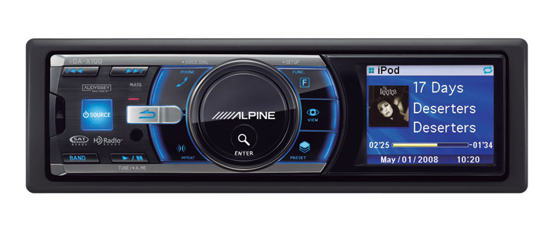 Alpine's flagship iPod headunit the iDAX100 seems to be attracting 