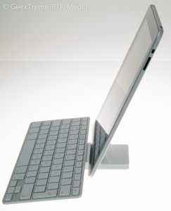 Apple's iPad and keyboard dock makes a stunningly minimalist computer system for basic tasks.