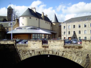 Hawick's newly redeveloped Backdamgate area.