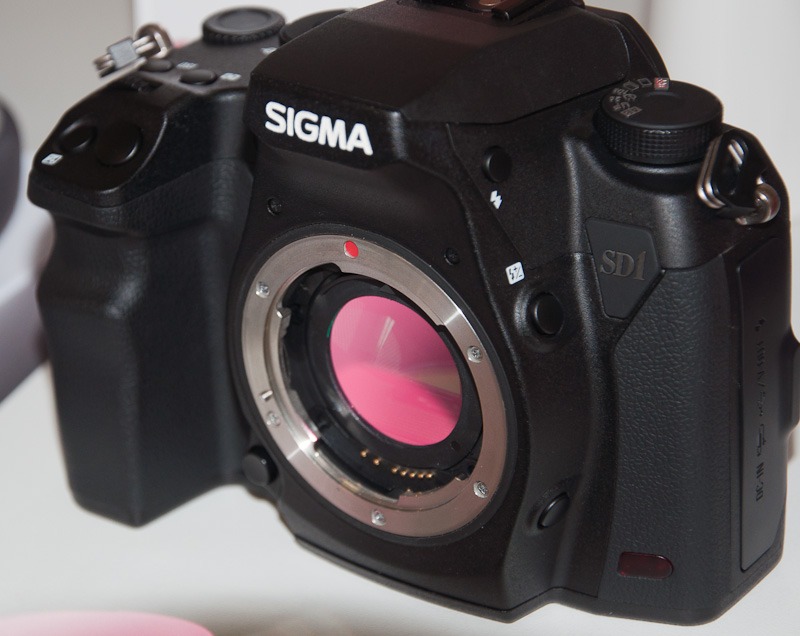 Sigma SD1's internal, removable hot mirror filter