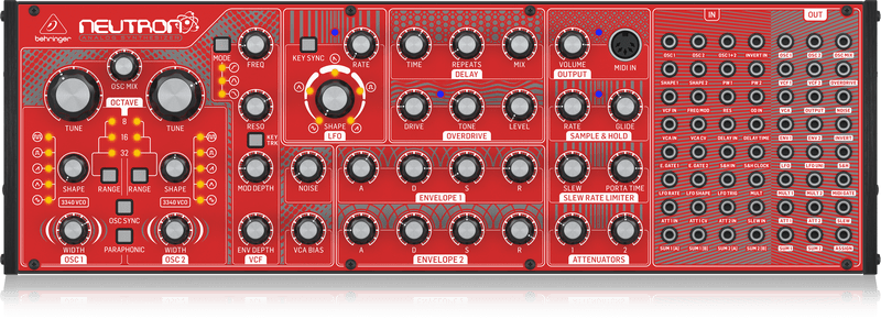 Behringer Neutron front panel