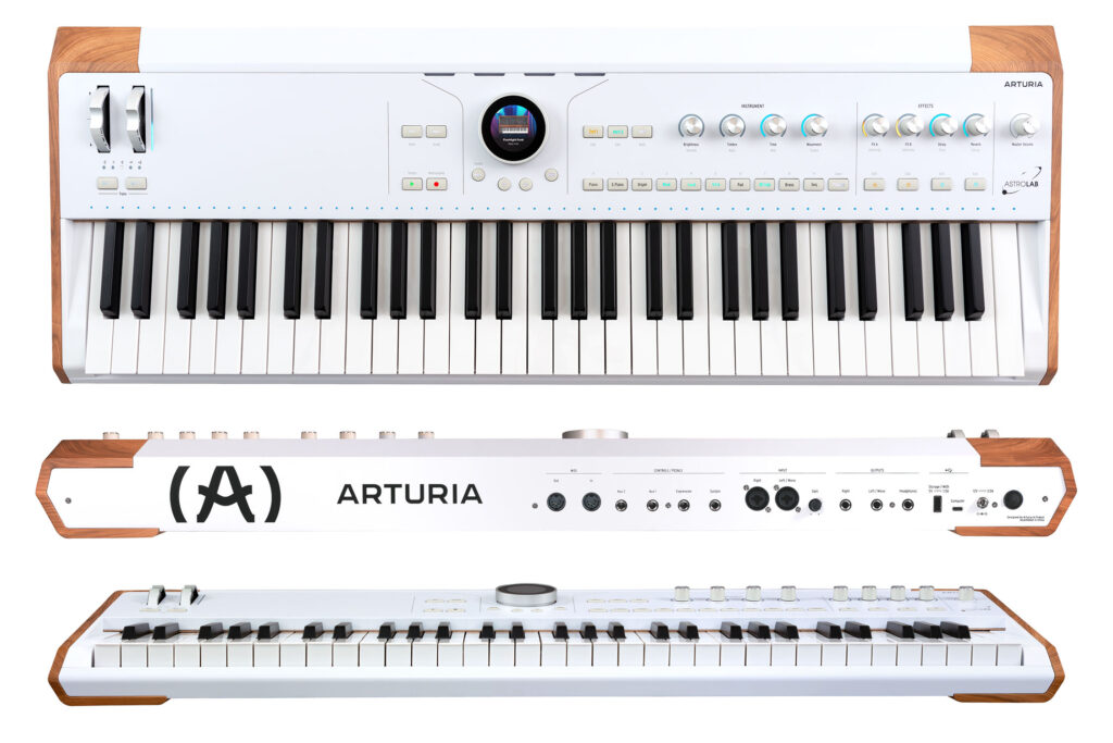 Arturia Astrolab hardware, layout and connections