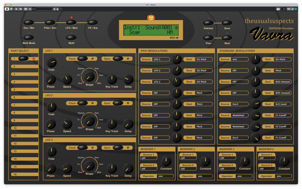 Vavra's grey and yellow user interface recalls the feel of the Waldorf microQ, though you never had access to this many controls at once