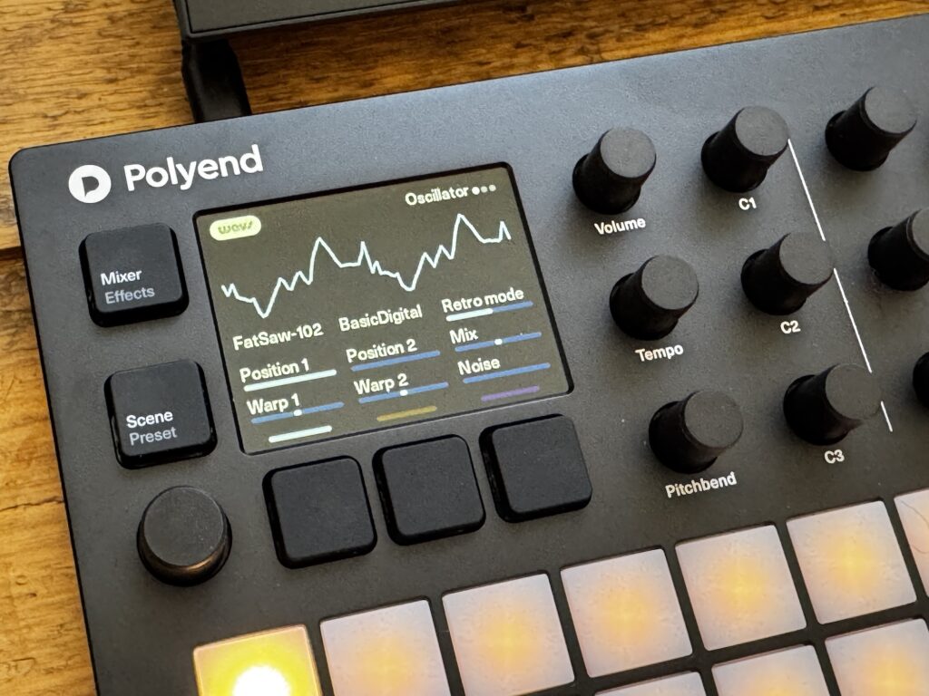 Polyend WAVS synth engine uses short samples as wavetables – users can upload their own without fuss.